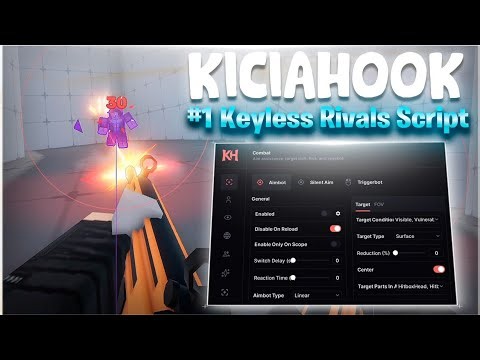 RIVALS Script (No Key) — Aimbot, Blatant + Silent Aim, Skin Changer, Ragebot, ANTI BAN, ESP & More!