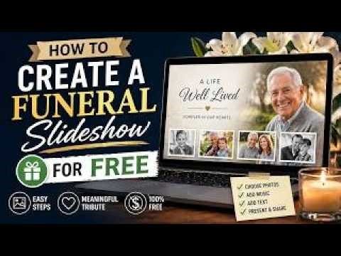 How to Create A Funeral Slideshow For Free