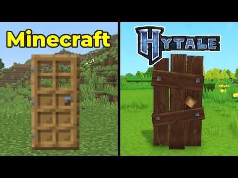 Hytale vs Minecraft - Comparison