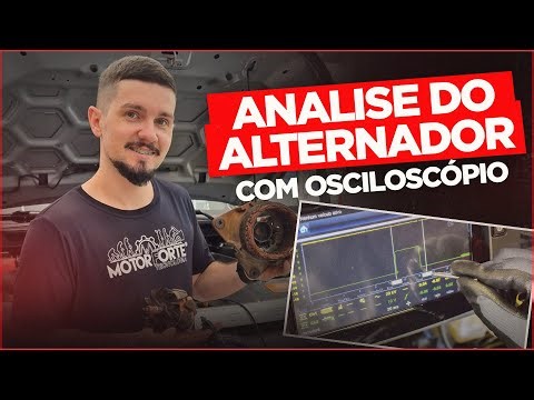 Analise do alternador com osciloscópio