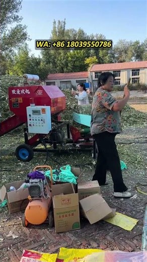 Model 50 Round Fully Automatic Silage Baling & Wrapping Machine | Hay Baler Wrapper 2026