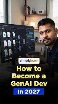 How to Become a GenAI Developer in 2027 | Roadmap to Become a Gen AI Developer | Simplilearn