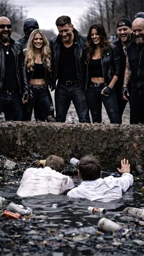 Motorcycle Gang Teaches Two Disrespectful Young Men Some Respect #kindness #gratitude #humanity