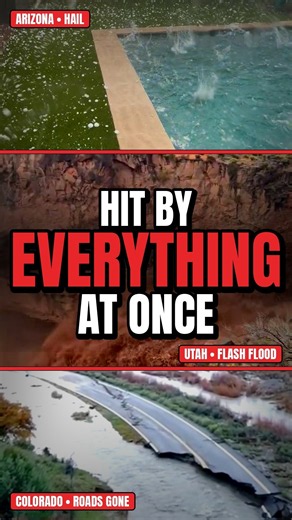 The Southwest Getting Hit by EVERYTHING at Once #utah #arizona #newmexico #colorado #flood