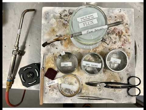 Chip, Pick & Sweat Soldering | Jewelry Basics Demo for the GHS studio