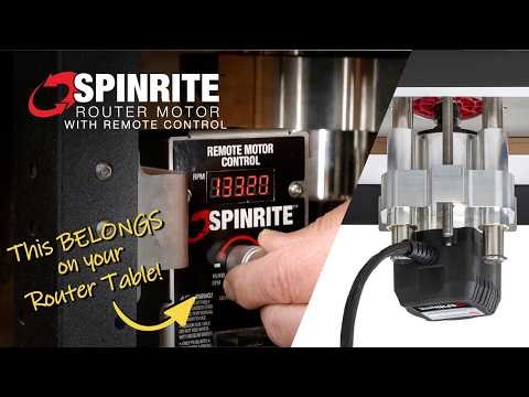 SpinRite Router Motors With Remote Control