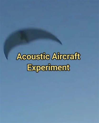Acoustic Aircraft Experiment
