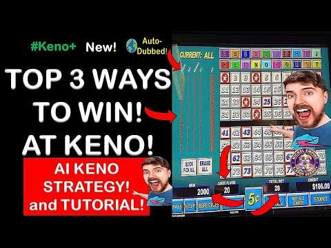 Top 3 Ways to Win at Keno! #shorts #keno #Keno+ #multicardkeno #slots #Casino #gaming #ai #jackpot