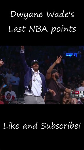 Dwyane Wade's Last NBA points