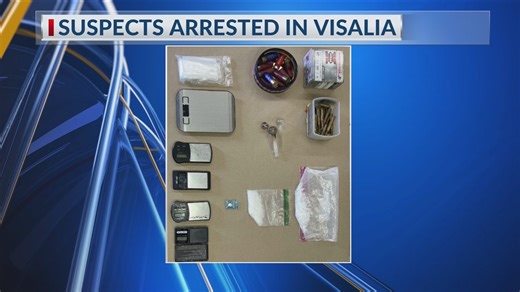 5 arrested after meth, fentanyl, ammo found in Visalia home, police say