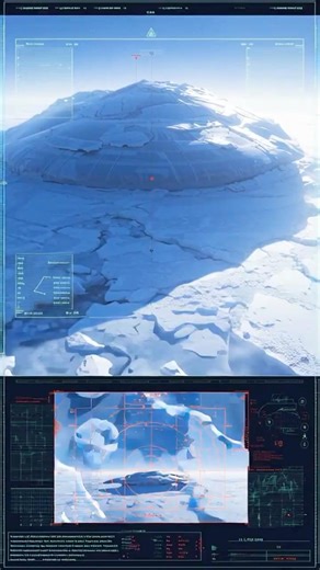 Satellite Scan Detects Large Moving Shape Beneath Ice Sheet