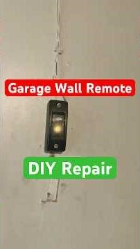 Garage Door Wall Remote Not Working? Solve It in 2 Minutes