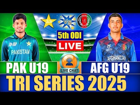 Live Pakistan U19 vs Afghanistan U19, 5th Match -Live Cricket Score, Commentary | Pak vs Afg 2nd Inn