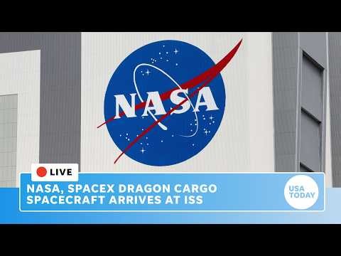 Live: NASA, SpaceX Dragon docks at International Space Station for supply delivery