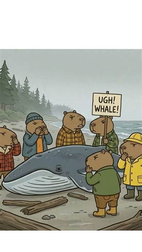 The Day Oregon Blew Up a Whale! 🐋💥 #animation #professorcapybara #history #fyp #oregon