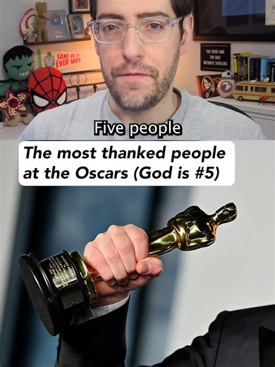 5 people have been thanked more times than God at the Oscars (Sources: Vocativ, THR) #oscars #academyawards #movies