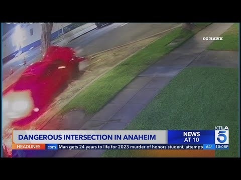 Neighbors complain of dangerous Anaheim intersection