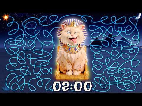 2 MINUTE Timer - EGYPT CAT BOMB 🐈​💣 Classroom Countdown With Music