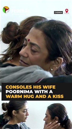 Nayanthara consoles Bhagyaraj’s wife Poornima at Valluvar Kottam | The Federal