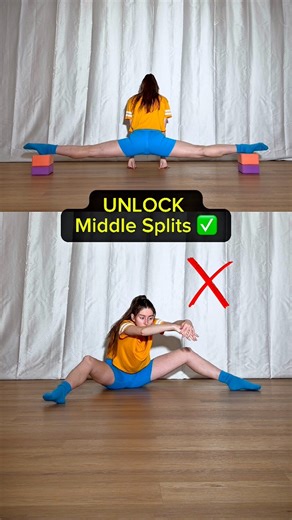 6 Secret Stretches for a Deeper Middle Split😮 These drills open tight hips, improve flexibility and finally unlock your middle splits🔥 👉🏻SAVE this routine & try it tonight 💛 👉🏻More Flexibility Tips & Challenges on my page😉 . . #flexibility #yoga #stretching #HipMobility #calisthenics | Flex with Olha