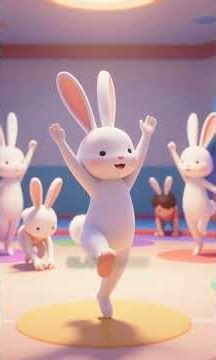 Clap, hop, waddle, and freeze with the bunny crew! Which move will your toddler repeat? #ToddlerDanc
