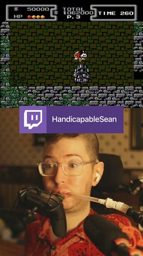 My Journey to beat Ducktales with ONLY my CHIN and EYEBROWS