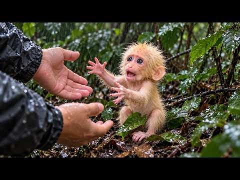 A Miracle Journey! Poor ABANDONED Baby Monkey is Rescued and Adopted!