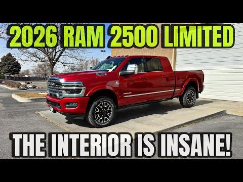 2026 RAM 2500 Limited: The New Interior Is Incredible!!!