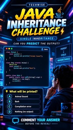 Java Class & Object Challenge ⚡ Can You Predict the Output? #shorts