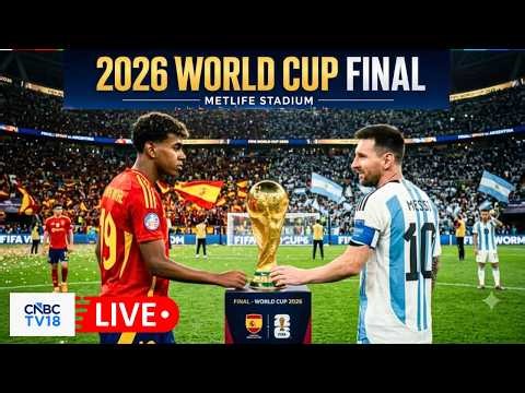 🔴ARGENTINA vs SPAIN LIVE: COUNTDOWN TO FIFA World Cup 2026 Final ESP Vs ARG Match | Messi | N18G