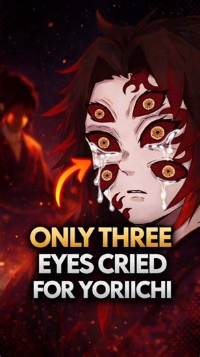 Why Kokushibo Cried with only 3 Eyes? Demon Slayer Explained #demonslayer #shorts