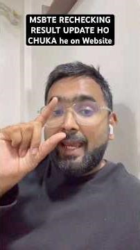 MSBTE RECHECKING RESULT UPDATE ON WEBSITE | Toshib Tutorials