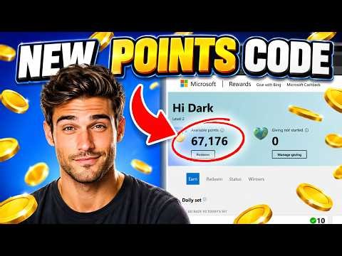 How to Get Microsoft Rewards Points Fast ✅ 100K FREE Microsoft Rewards Points Code 2026