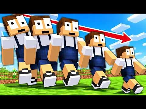ジャンプするとだんだん小さくなる世界から脱出しろ【マインクラフト】