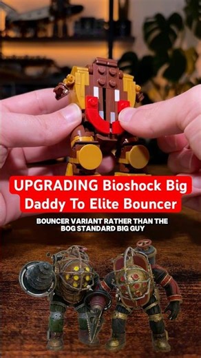 UPGRADING Bioshock Big Daddy To Elite Bouncer #lego #bioshock #bioshockinfinite