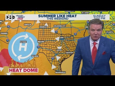 DFW Weather | Summer-like heat this weekend, cold front next week in 14 day forecast