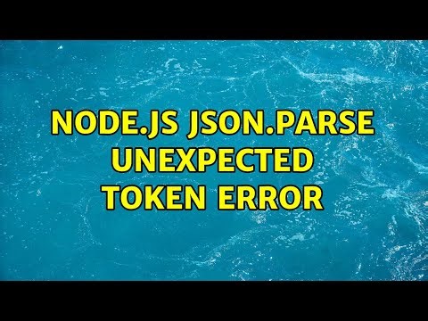 Node.js JSON.parse Unexpected token error