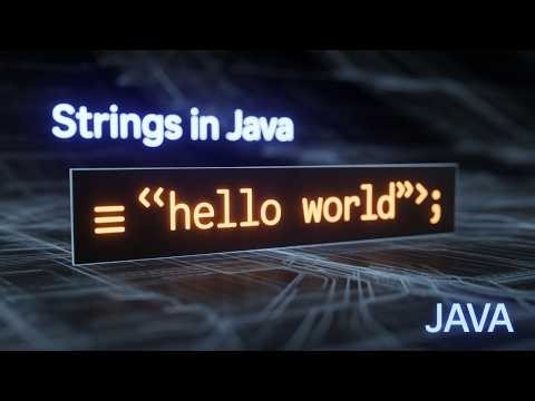 Java Tutorial: Strings In Java | Lecture 73