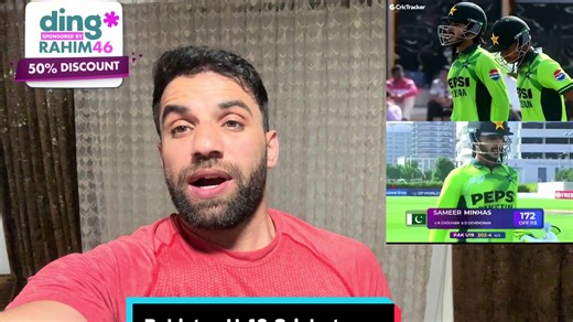 Pakistan U-19 Cricket Team Sets High Target of 348 Runs