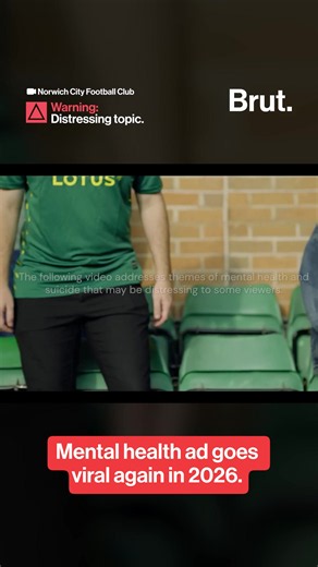 Norwich City Football Club’s mental health ad is going viral again following September’s awareness campaign. The ad, which previously drew widespread attention, encourages viewers to check in on those around them. #mentalhealth #mensmentalhealth