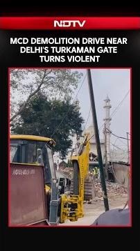 What Led To Clash During Demolition Drive Near Delhi Mosque