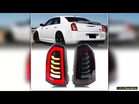 LED Tail Lights for Chrysler 300 300C 300S 20112014 Dynamic Signal Startup Animation Pair Black Rea