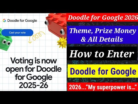 I Care for Myself By... | Doodle for Google Contest 2026 | How To Enter Doodle for Google 2026