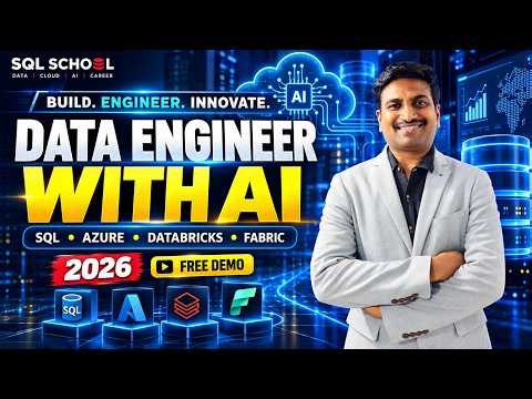 Become a Data Engineer with AI in 2026 | Azure, Databricks, Microsoft Fabric & SQL