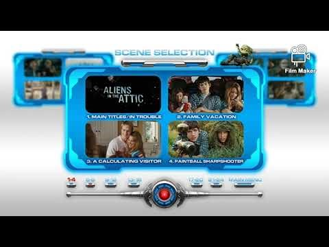 Aliens In The Attic (2009) DVD Menu Walkthrough