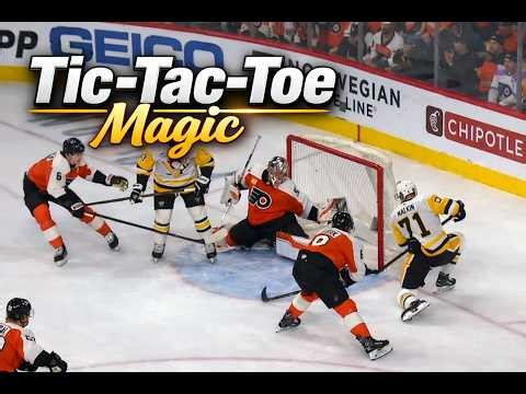Penguins Open the Scoring with This Tic-Tac-Toe Play