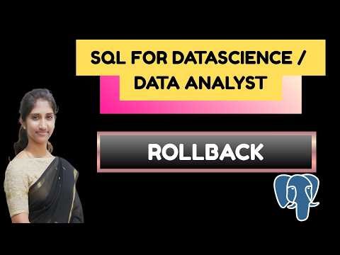 ROLLBACK in SQL in 3 Minutes | Transaction Control Language