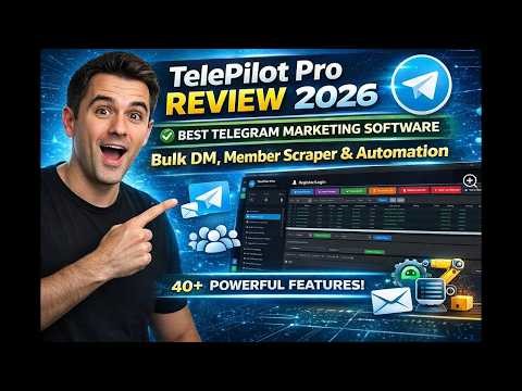 TelePilot Pro Review 2026 – Best Telegram Marketing Software Bulk DM, Scraper & Automation