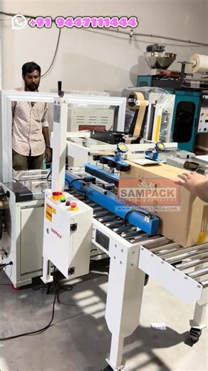 Automatic Box Packing, Taping & Strapping Machine Coimbatore | High Speed Carton Packaging Line