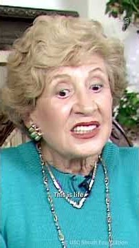"This is my life" | Holocaust Survivor Susan Rapaport